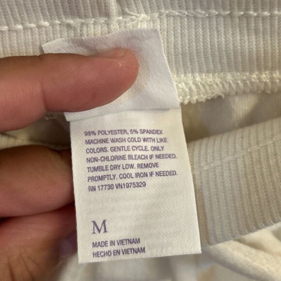 NWT Star Above Women's Lounge Sleep Jogger Pants Off White SIZE Medium - Picture 8 of 16